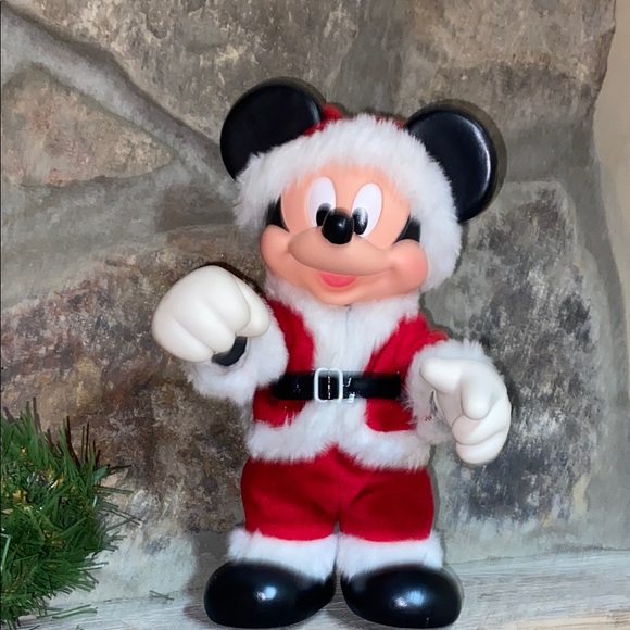 Disney Mickey Mouse Santa Claus Plastic Face. - Picture 8 of 10